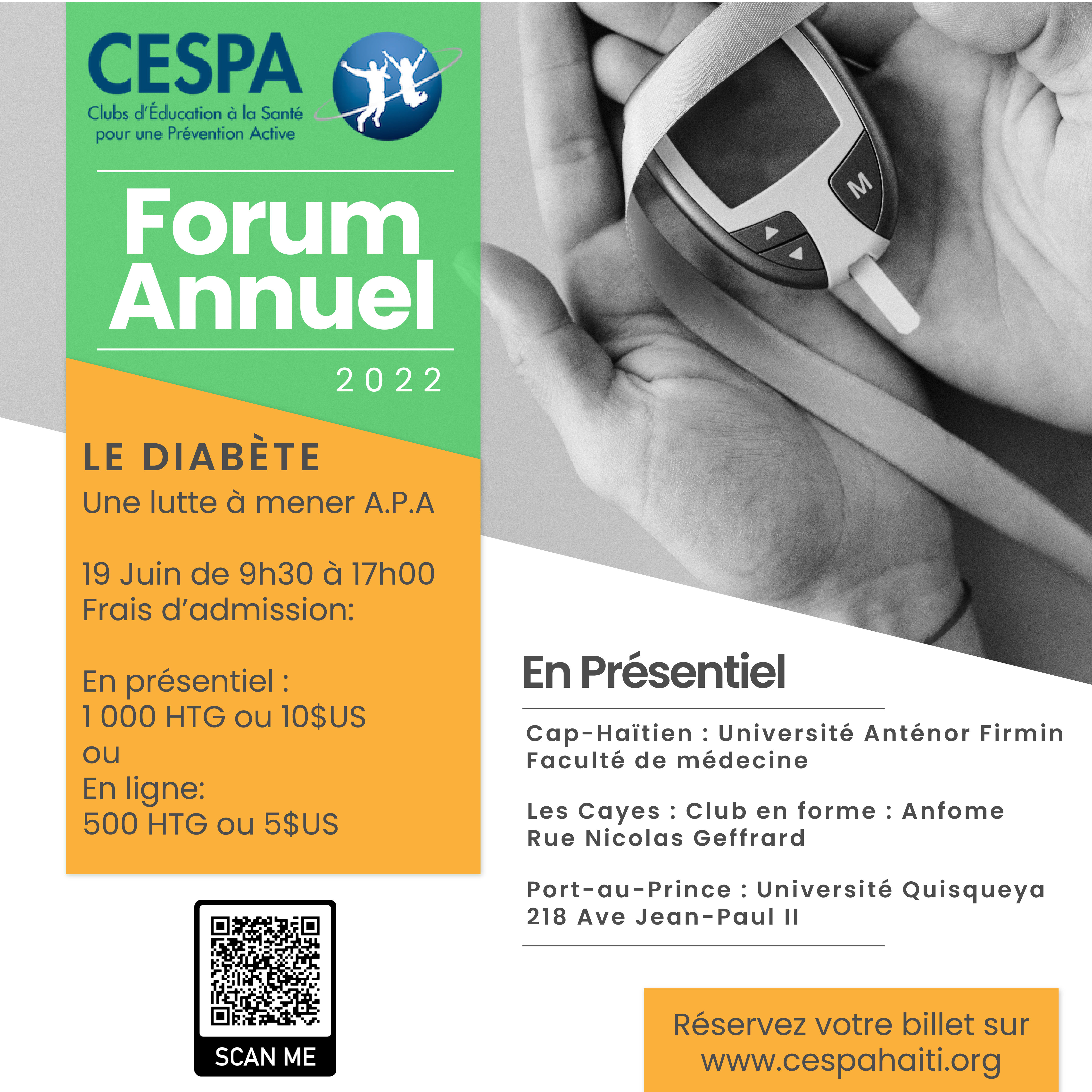 Forum Annuel 2022 : Le Diabète