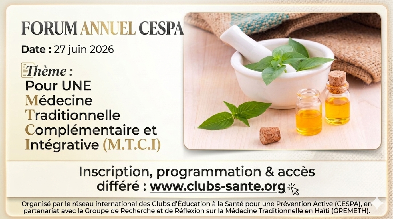 Forum Annuel 2026: Place des médecines traditionnelles dans le système de santé